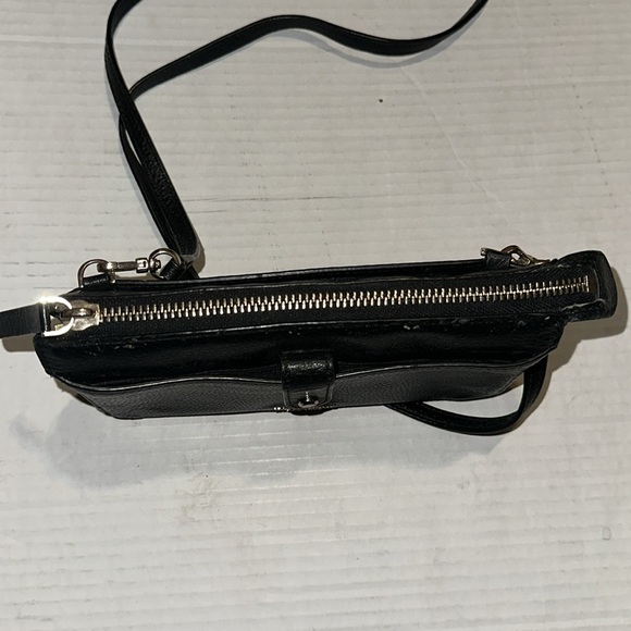 Kate Spade Black Pebbled Leather Triple Gusseted Crossbody Bag - Picture 8 of 9